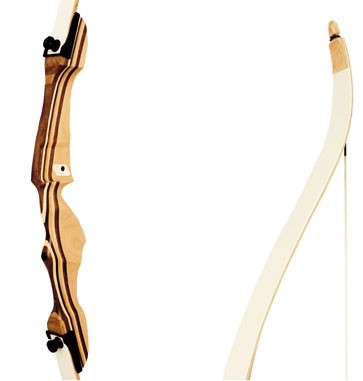 Recurvebogen, Sportbogen White Waves Bogenlänge 68 Zoll